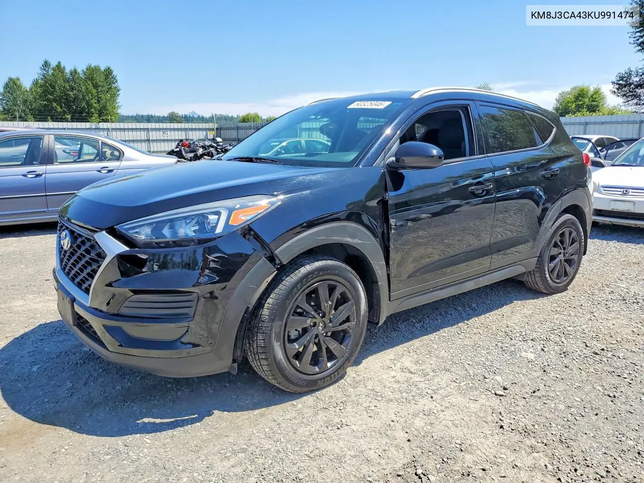 2019 Hyundai Tucson Value VIN: KM8J3CA43KU991474 Lot: 60325046