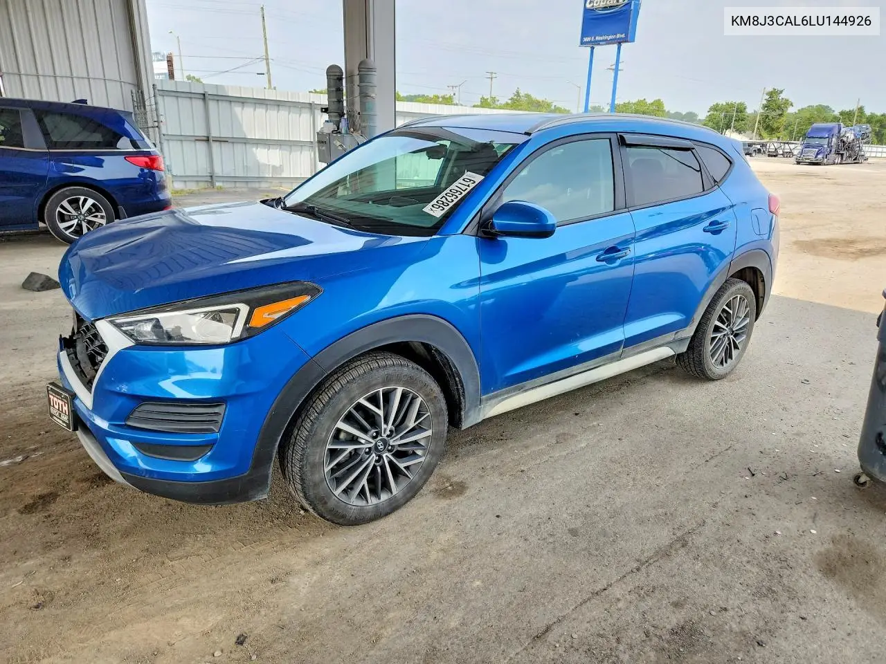 2020 Hyundai Tucson Sel VIN: KM8J3CAL6LU144926 Lot: 61766286