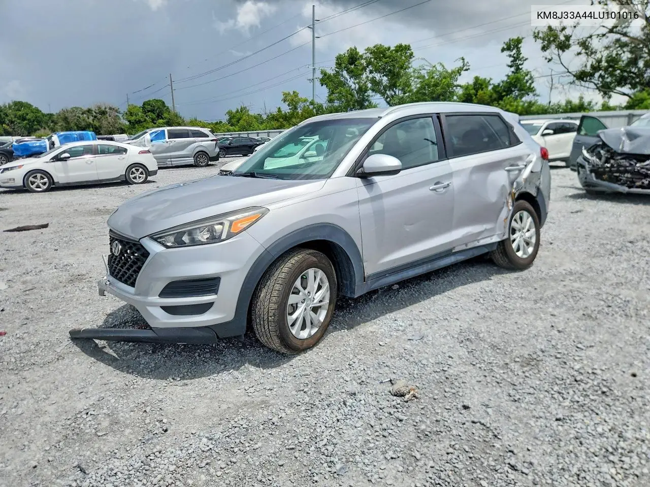 2020 Hyundai Tucson Value VIN: KM8J33A44LU101016 Lot: 61850266