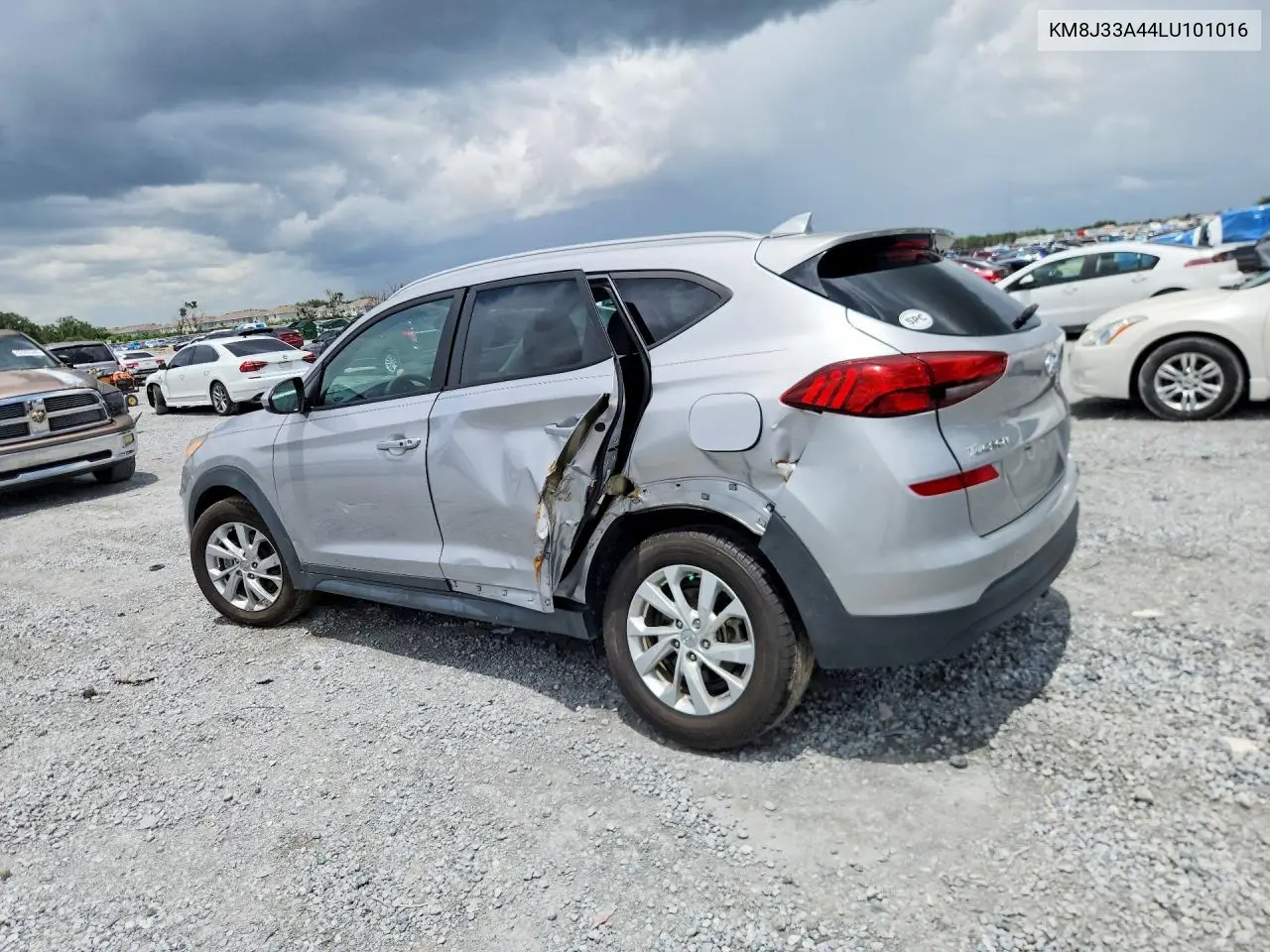 2020 Hyundai Tucson Value VIN: KM8J33A44LU101016 Lot: 61850266