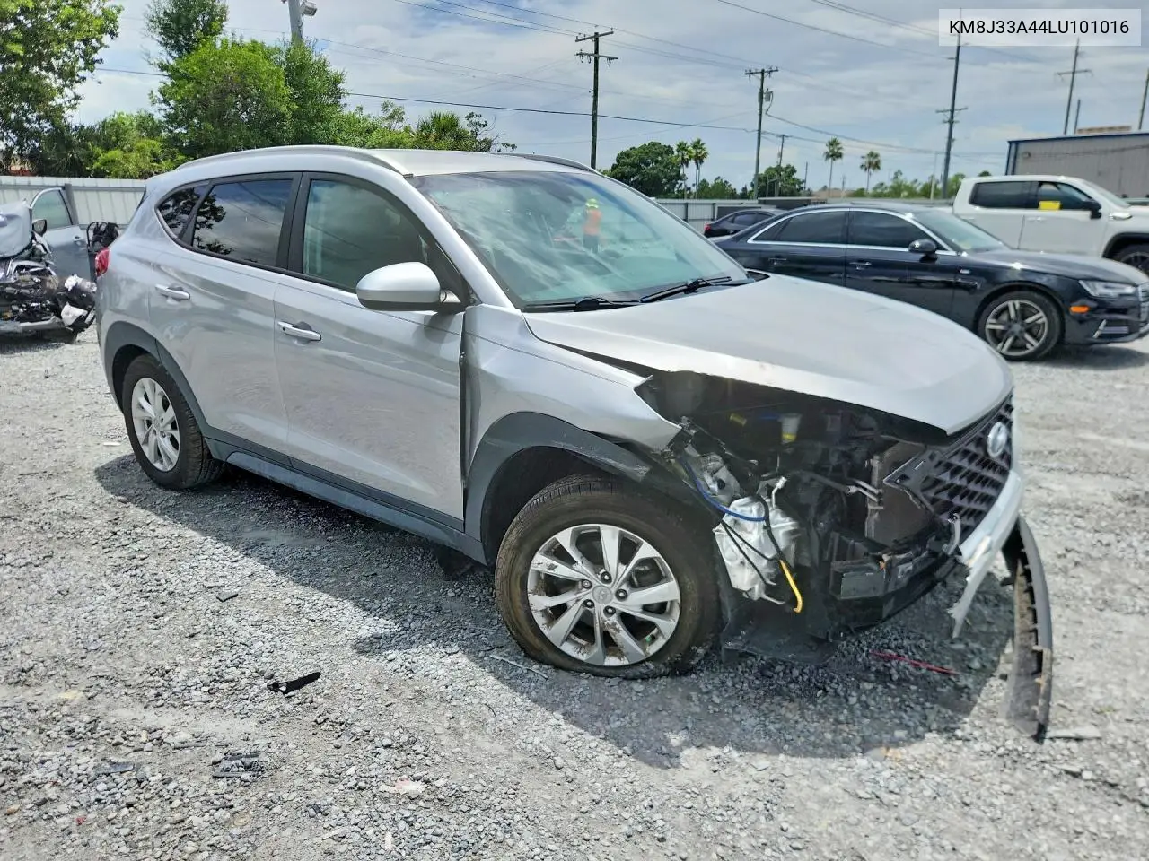 2020 Hyundai Tucson Value VIN: KM8J33A44LU101016 Lot: 61850266