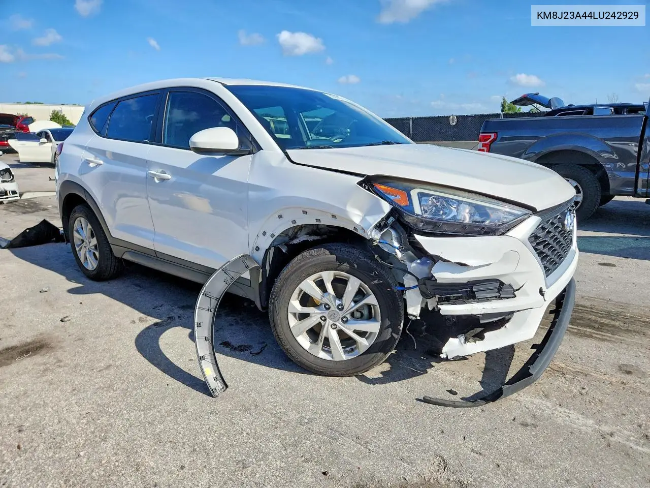 2020 Hyundai Tucson Se VIN: KM8J23A44LU242929 Lot: 62099676