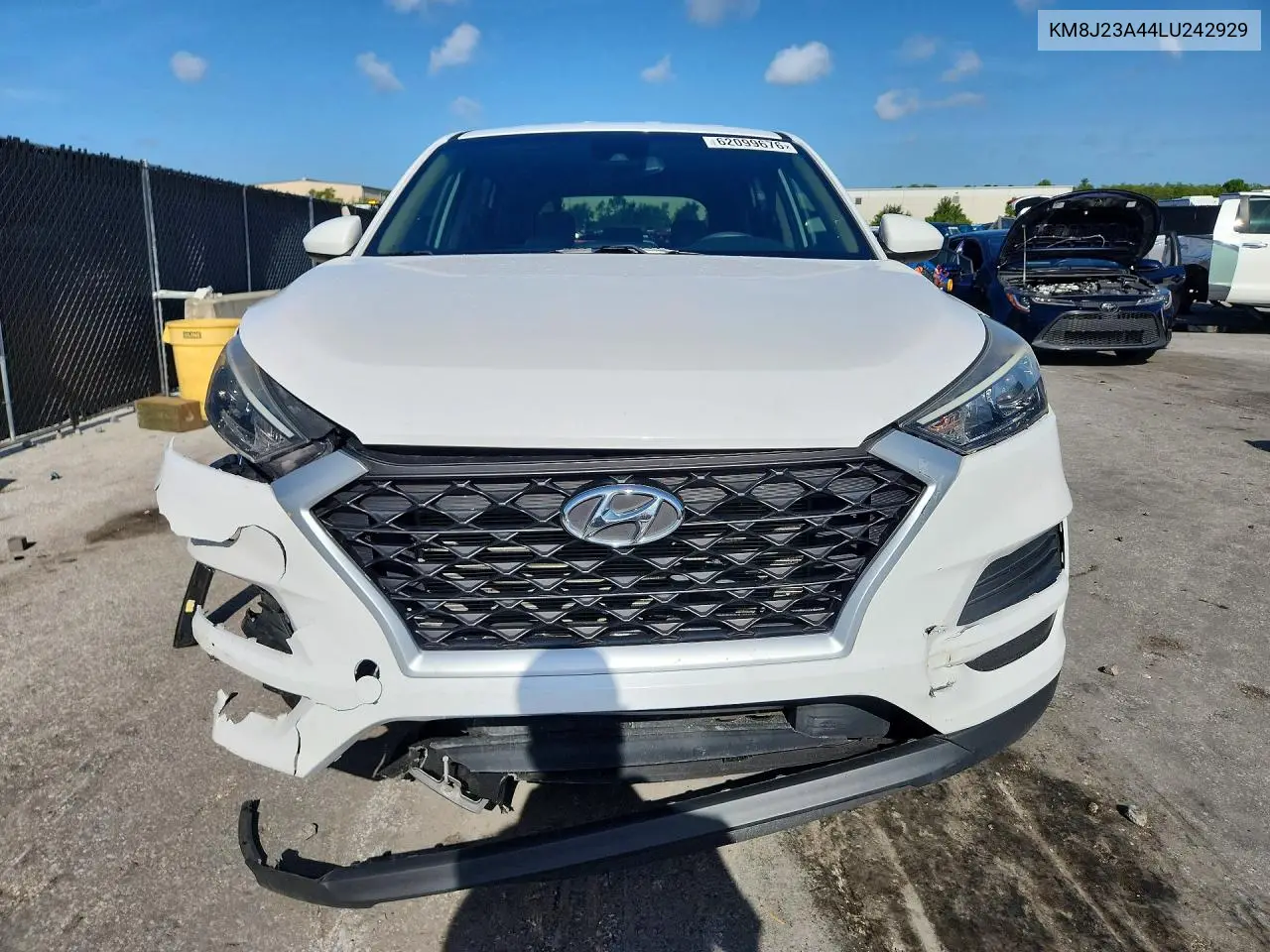 2020 Hyundai Tucson Se VIN: KM8J23A44LU242929 Lot: 62099676