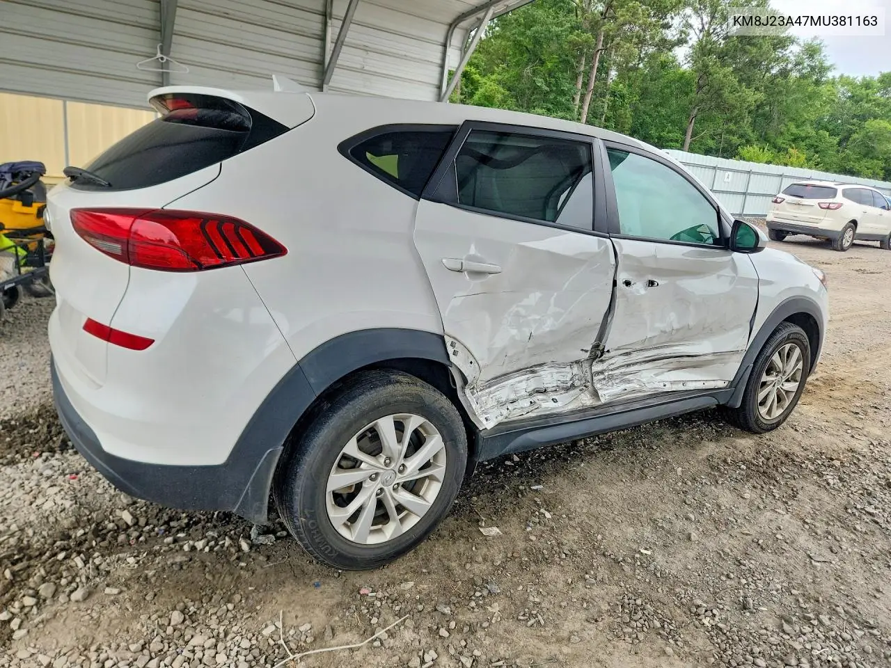 2021 Hyundai Tucson Se VIN: KM8J23A47MU381163 Lot: 57428996