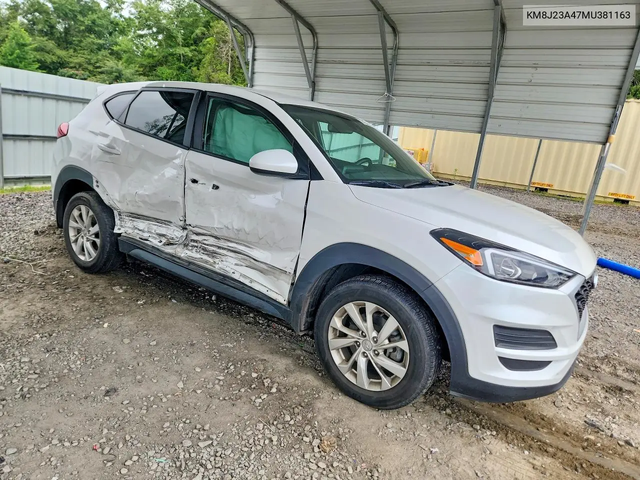 2021 Hyundai Tucson Se VIN: KM8J23A47MU381163 Lot: 57428996