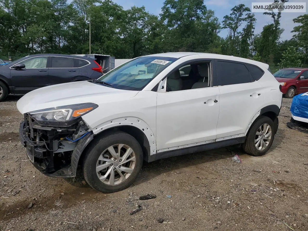 2021 Hyundai Tucson Se VIN: KM8J23A40MU393039 Lot: 60600676