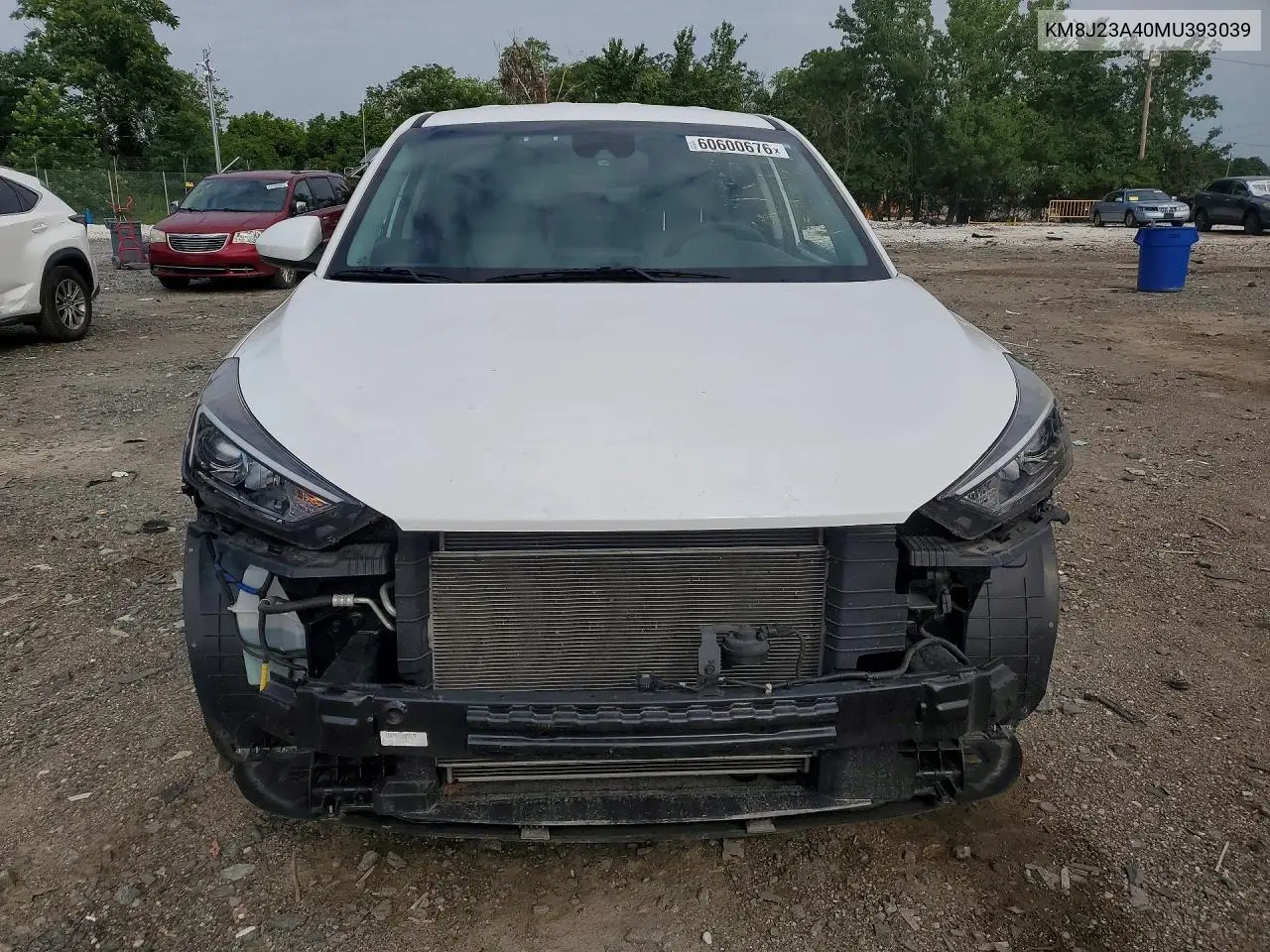 2021 Hyundai Tucson Se VIN: KM8J23A40MU393039 Lot: 60600676