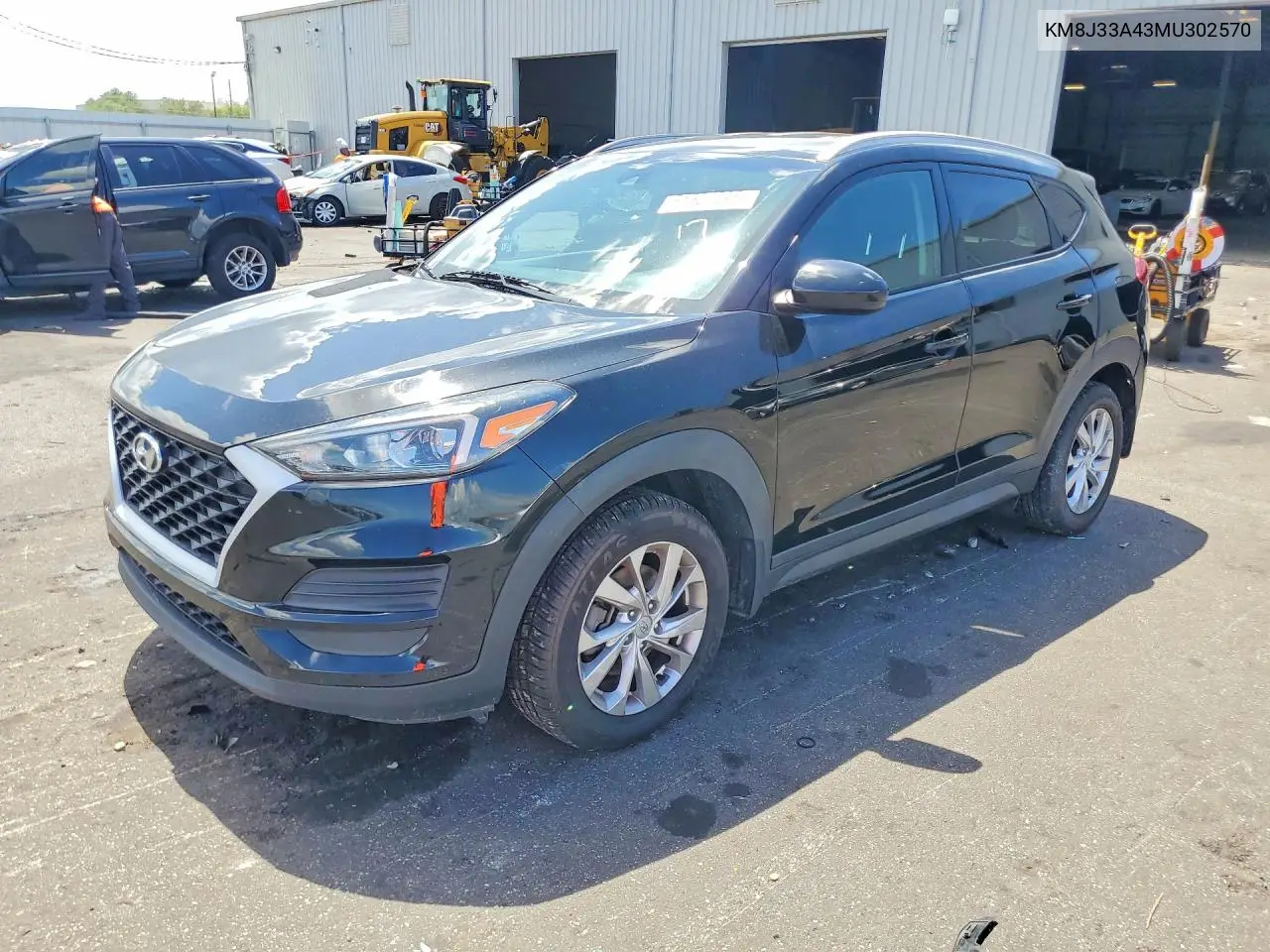 2021 Hyundai Tucson Value VIN: KM8J33A43MU302570 Lot: 61501296