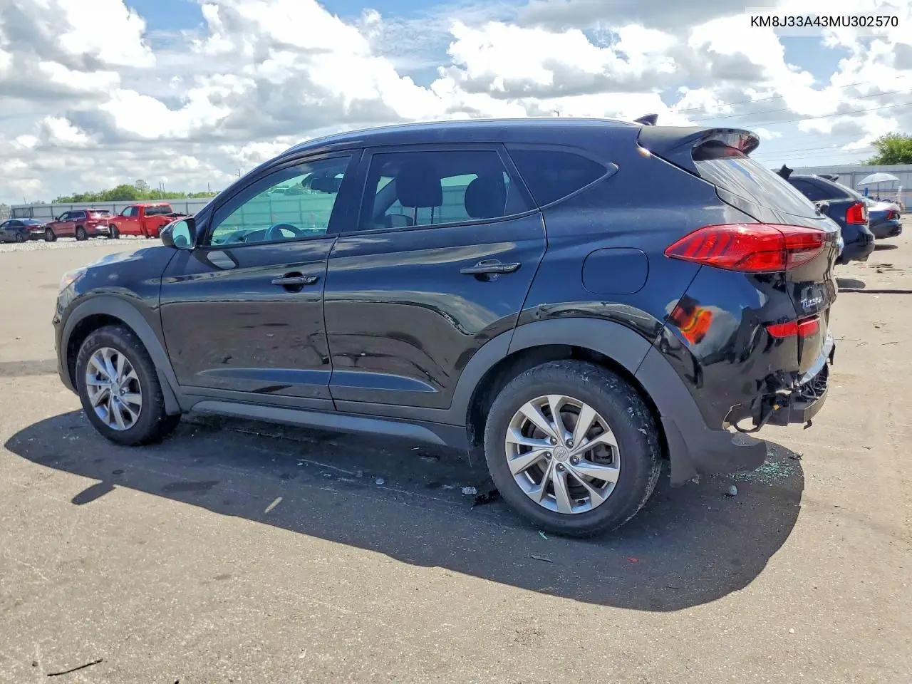 2021 Hyundai Tucson Value VIN: KM8J33A43MU302570 Lot: 61501296