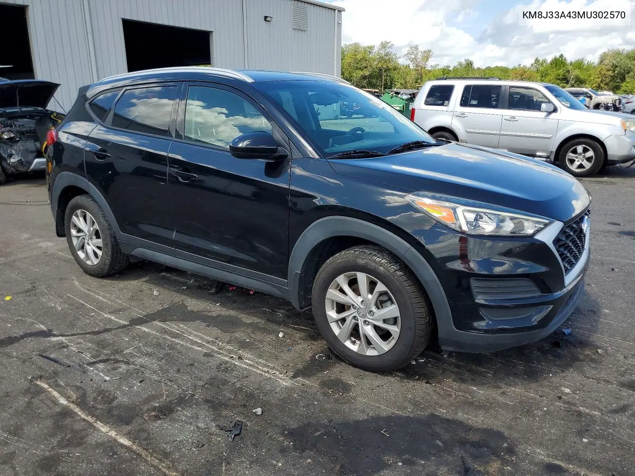 2021 Hyundai Tucson Value VIN: KM8J33A43MU302570 Lot: 61501296