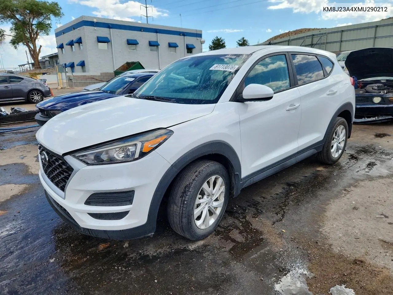 2021 Hyundai Tucson Se VIN: KM8J23A4XMU290212 Lot: 61713076