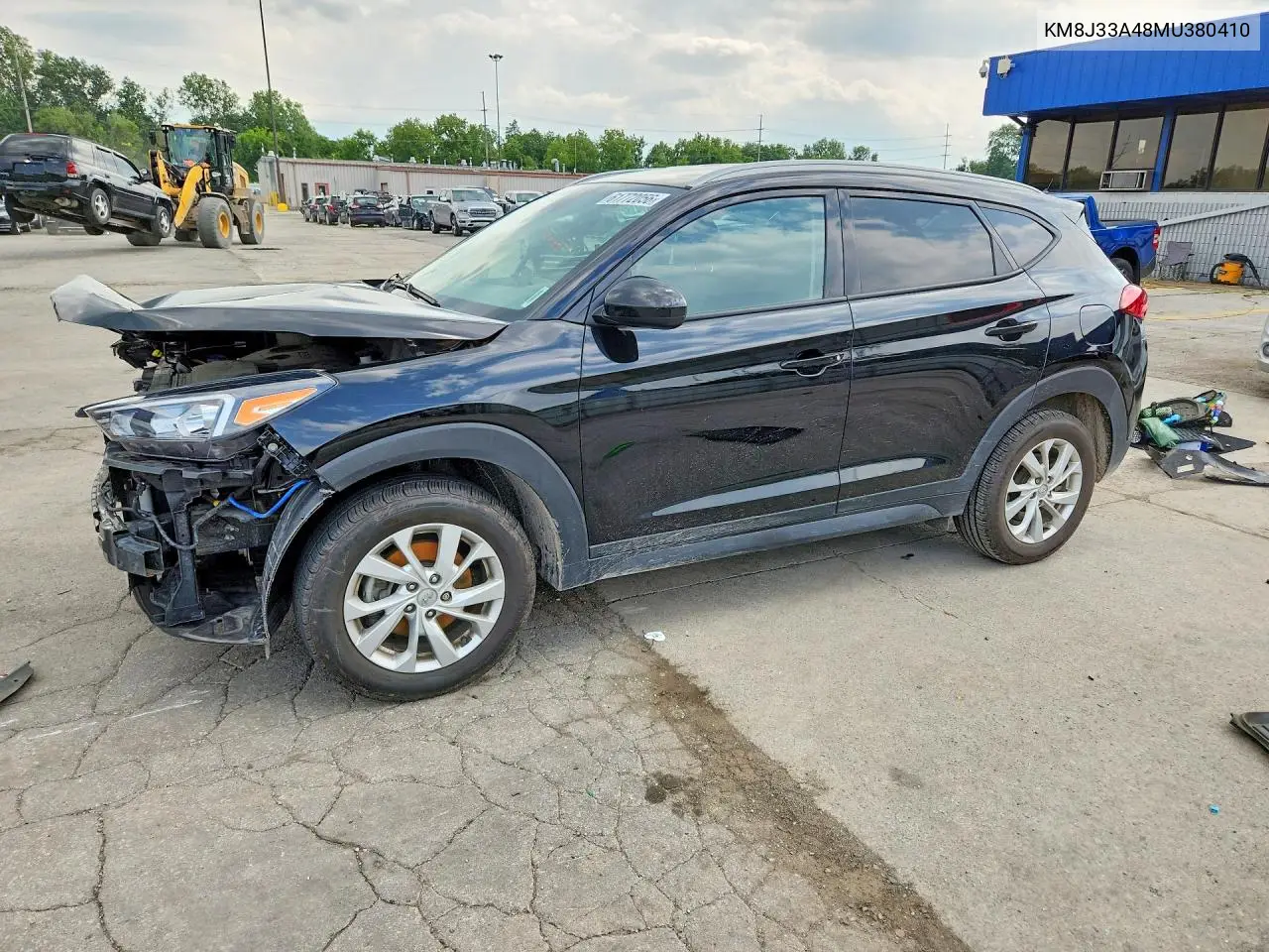 2021 Hyundai Tucson Value VIN: KM8J33A48MU380410 Lot: 61772056
