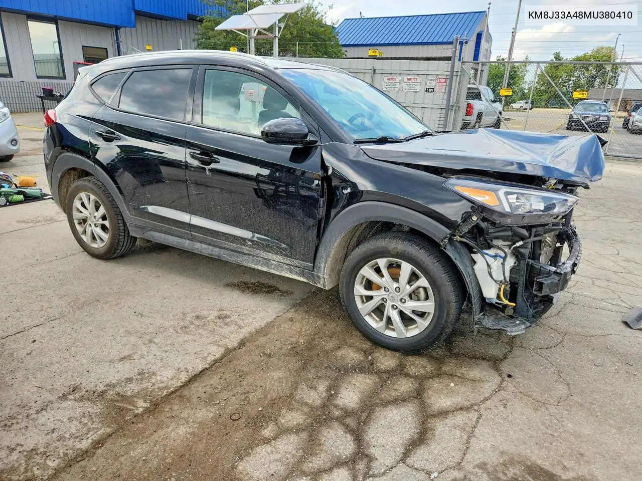 2021 Hyundai Tucson Value VIN: KM8J33A48MU380410 Lot: 61772056