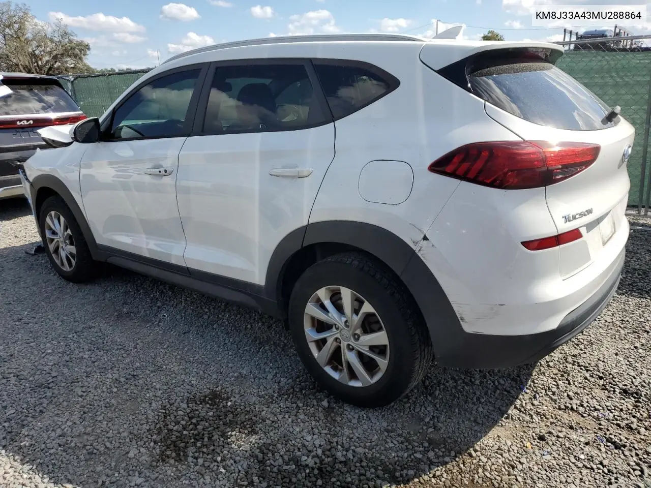 KM8J33A43MU288864 2021 Hyundai Tucson Limited