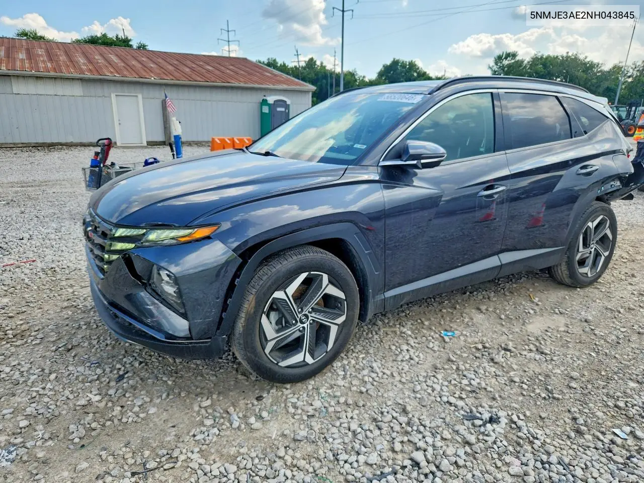 2022 Hyundai Tucson Limited VIN: 5NMJE3AE2NH043845 Lot: 58520646