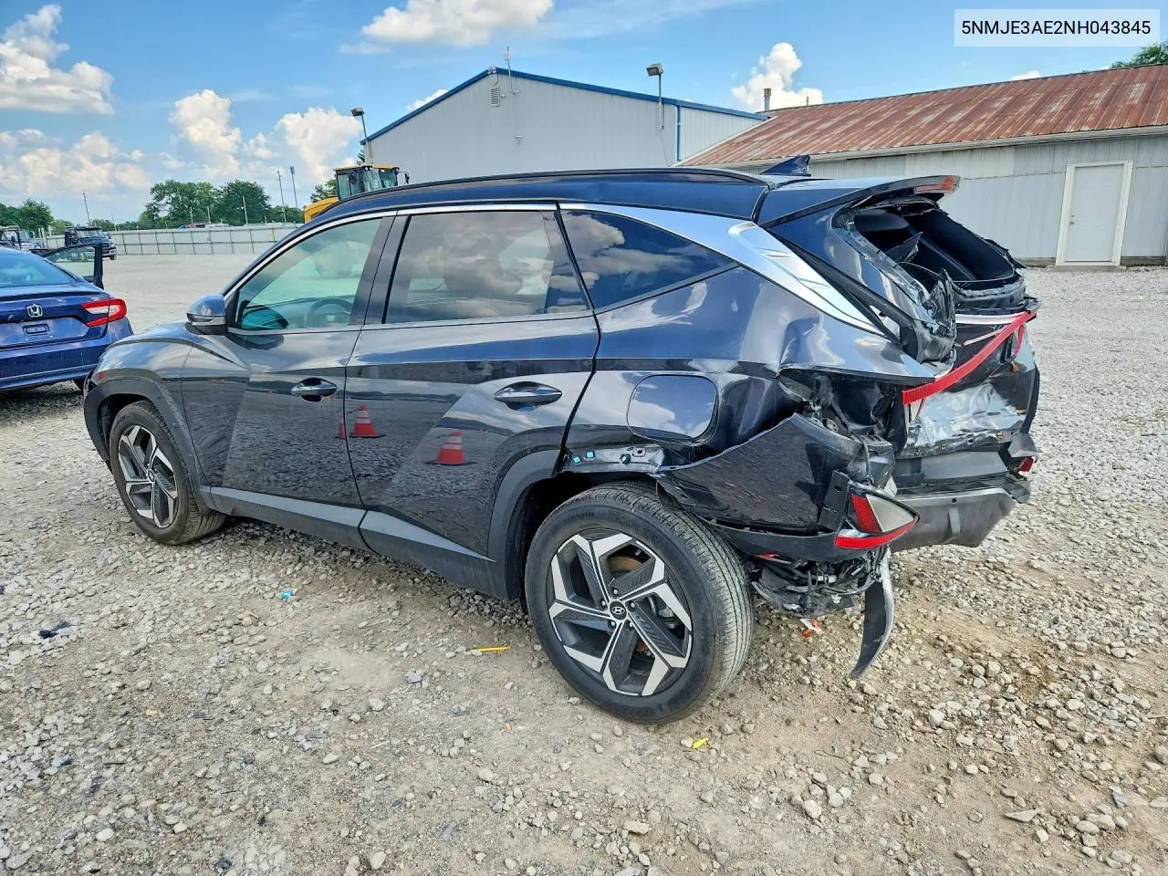 2022 Hyundai Tucson Limited VIN: 5NMJE3AE2NH043845 Lot: 58520646