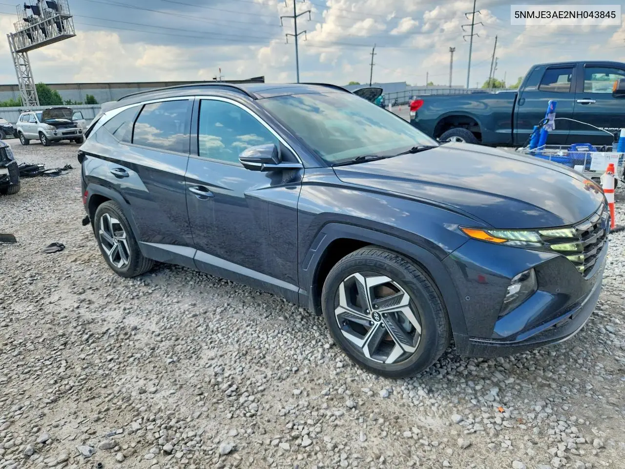 2022 Hyundai Tucson Limited VIN: 5NMJE3AE2NH043845 Lot: 58520646