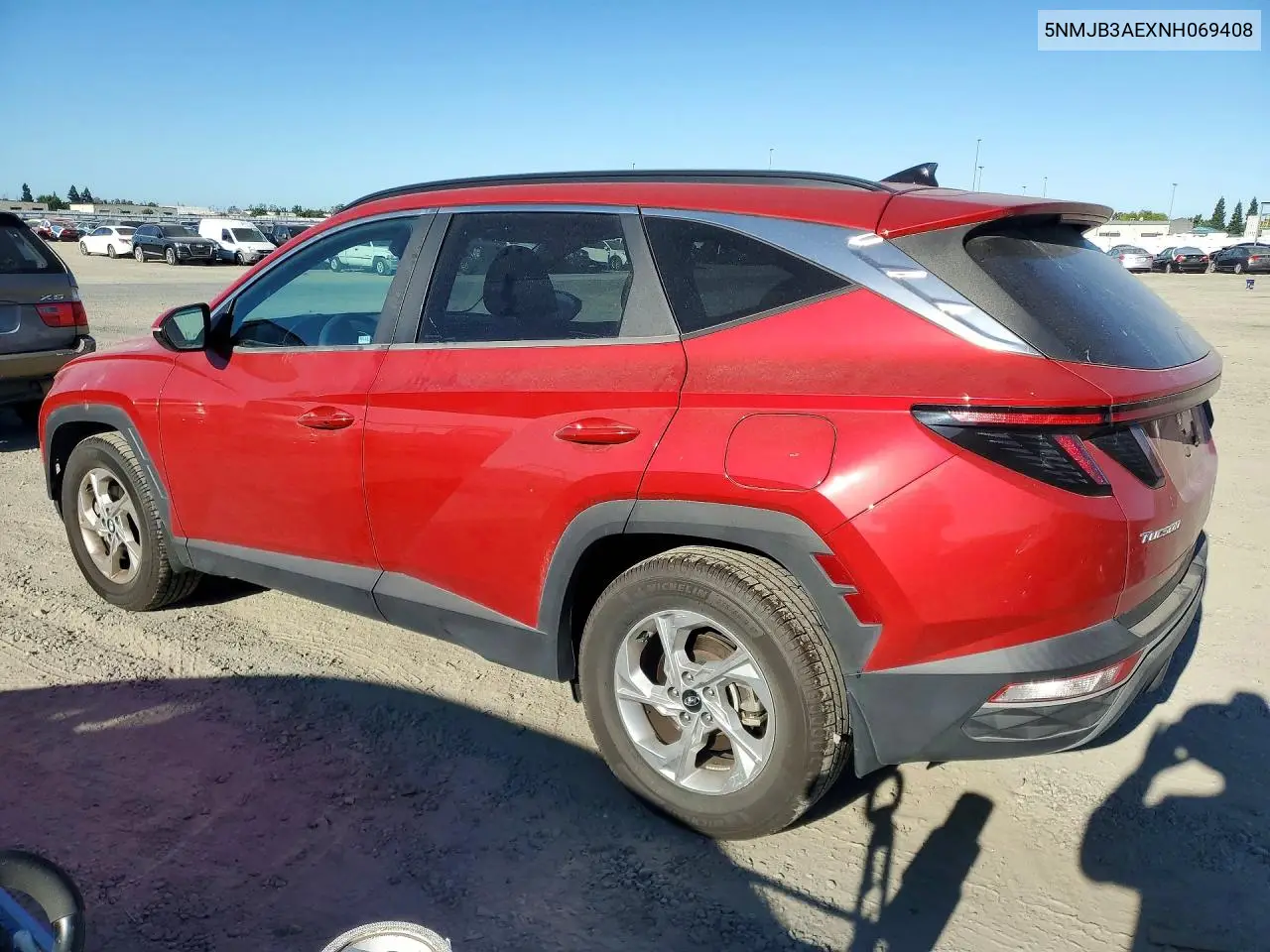 2022 Hyundai Tucson Sel VIN: 5NMJB3AEXNH069408 Lot: 60518856