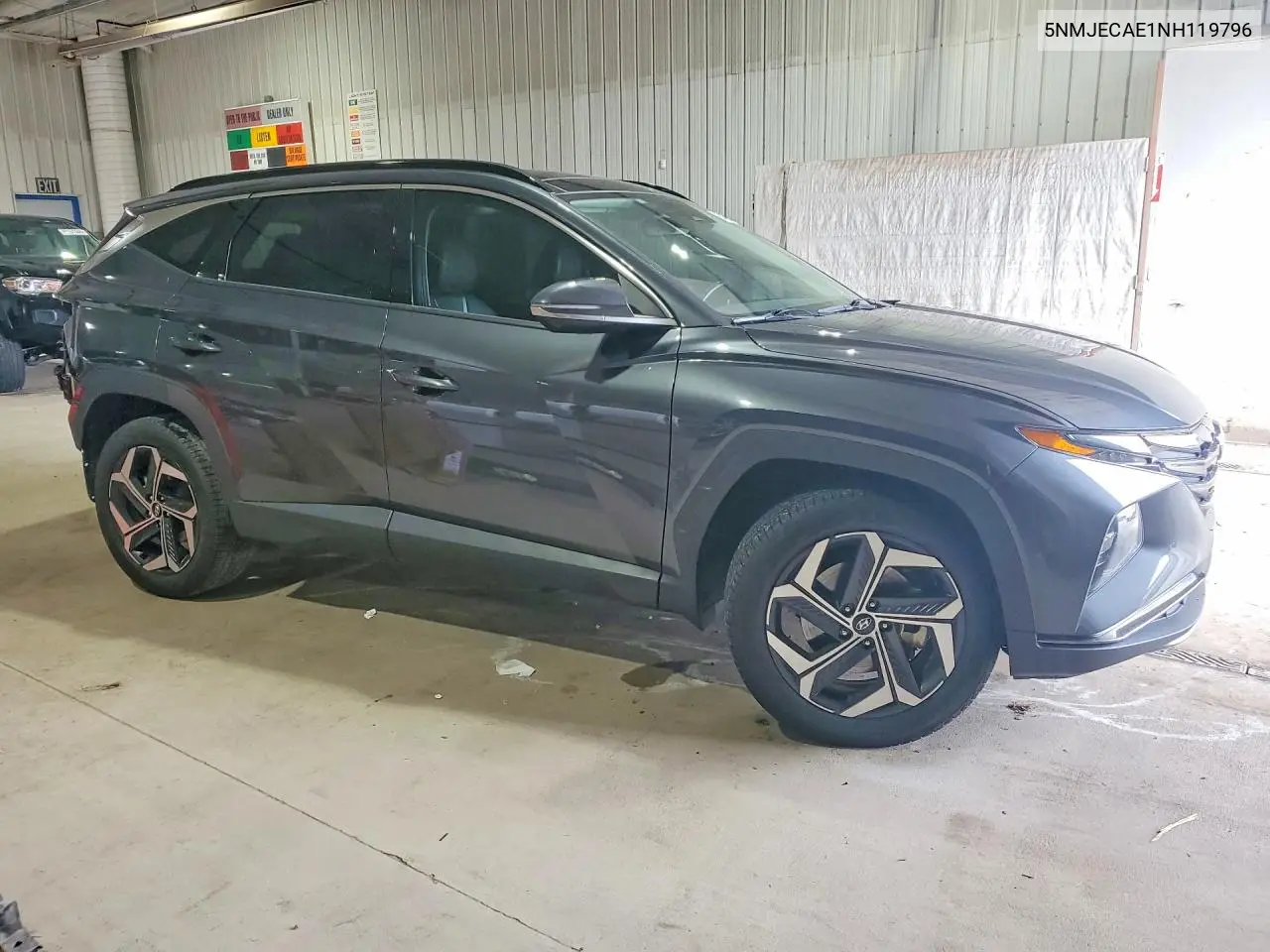 2022 Hyundai Tucson Limited VIN: 5NMJECAE1NH119796 Lot: 60562616