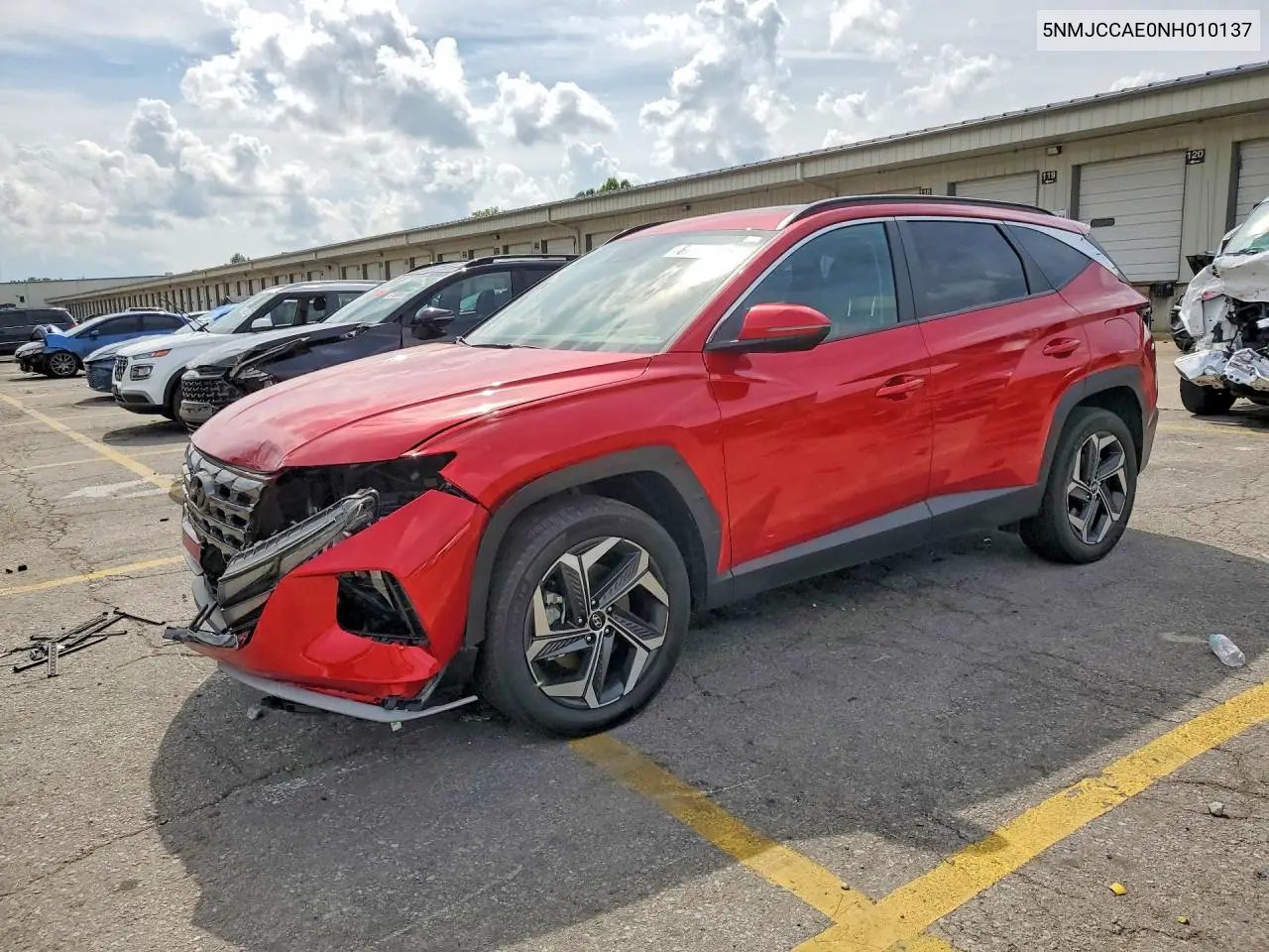 2022 Hyundai Tucson Sel VIN: 5NMJCCAE0NH010137 Lot: 61102146