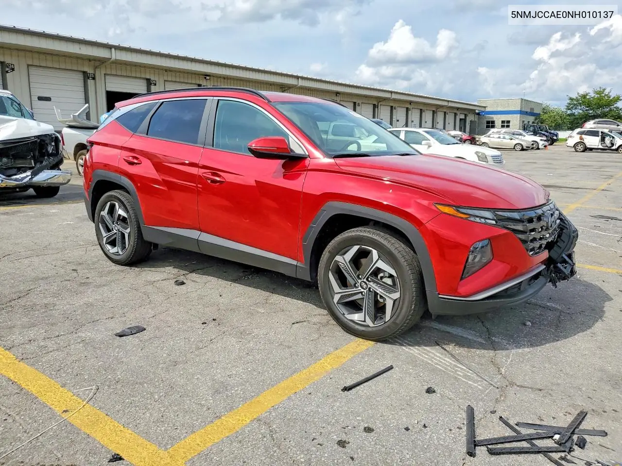 2022 Hyundai Tucson Sel VIN: 5NMJCCAE0NH010137 Lot: 61102146