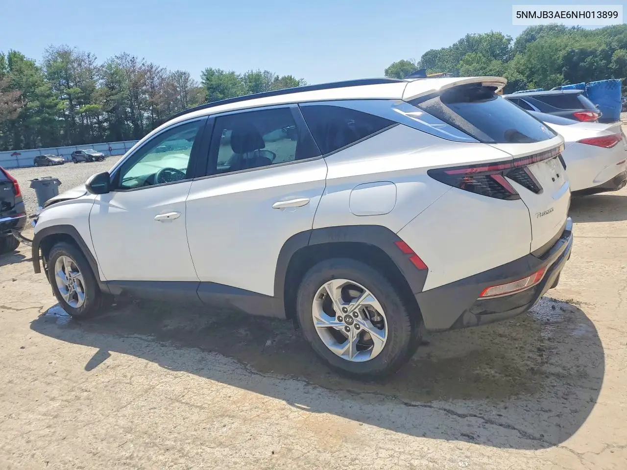 2022 Hyundai Tucson Sel VIN: 5NMJB3AE6NH013899 Lot: 61342646