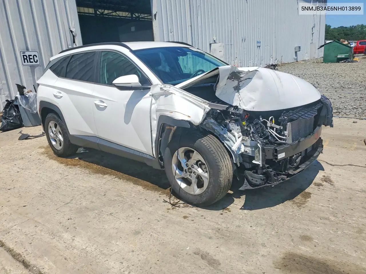 2022 Hyundai Tucson Sel VIN: 5NMJB3AE6NH013899 Lot: 61342646