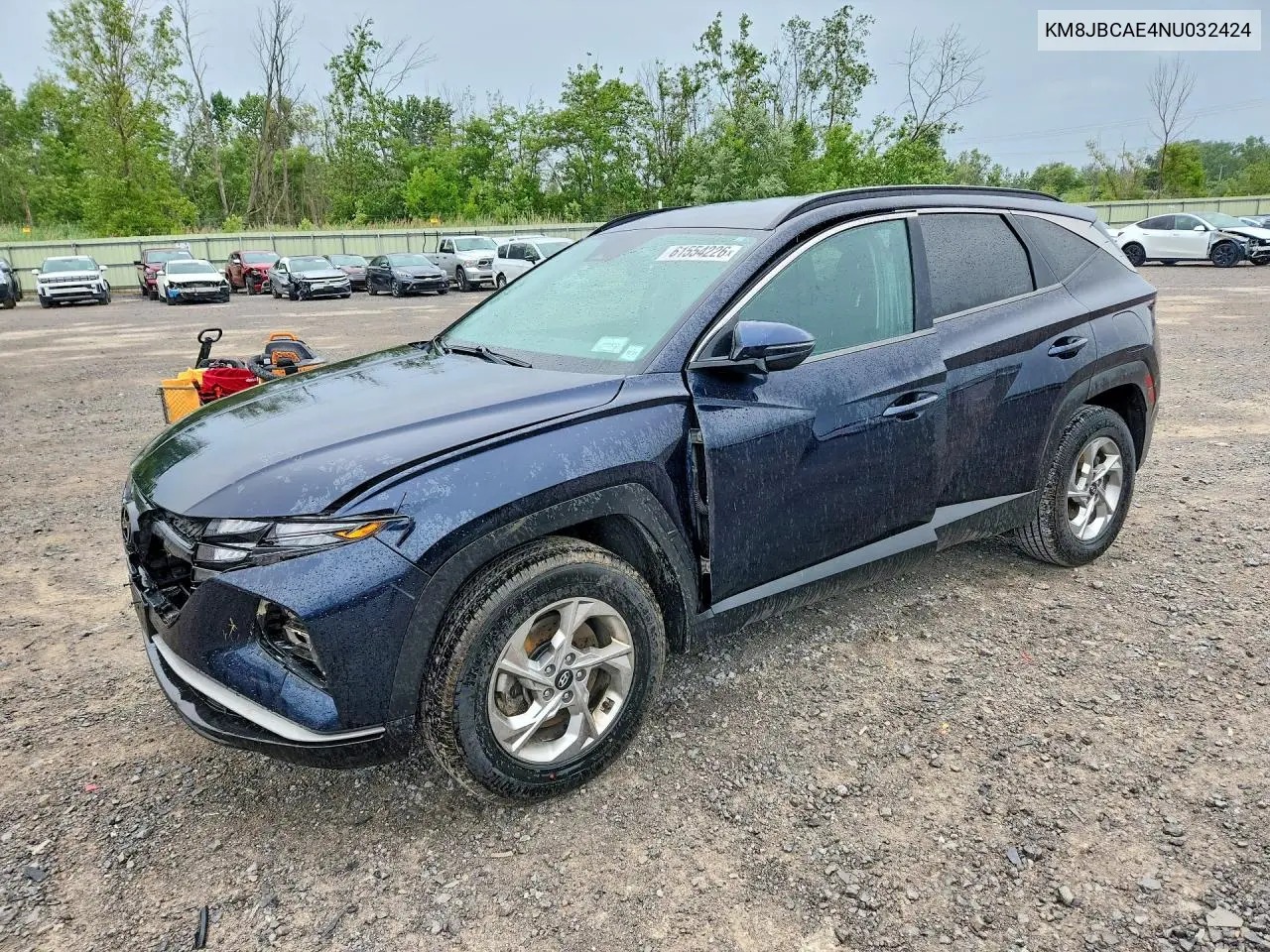 2022 Hyundai Tucson Sel VIN: KM8JBCAE4NU032424 Lot: 61554226