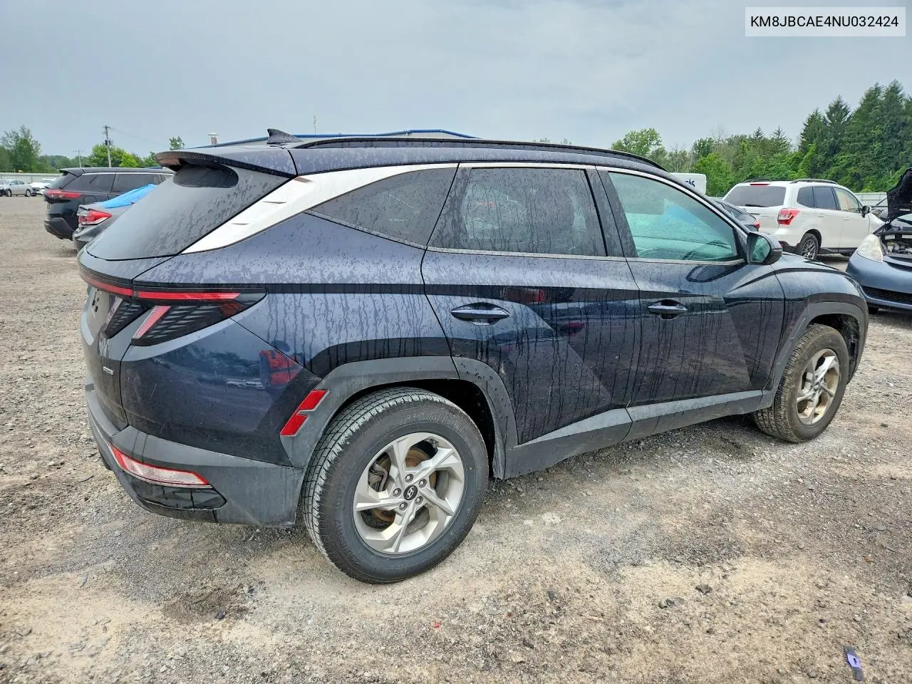 2022 Hyundai Tucson Sel VIN: KM8JBCAE4NU032424 Lot: 61554226