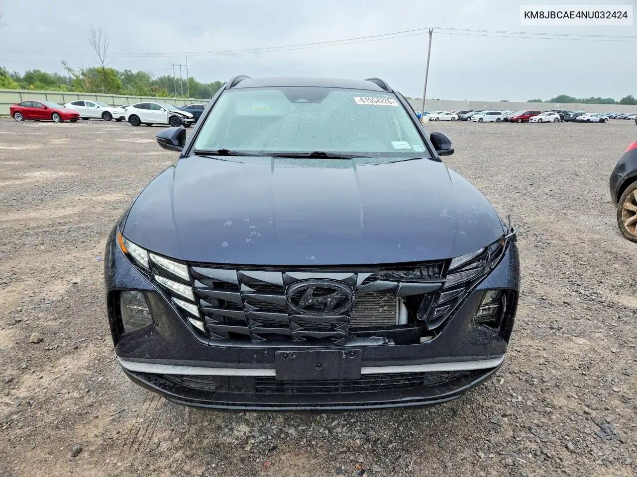 2022 Hyundai Tucson Sel VIN: KM8JBCAE4NU032424 Lot: 61554226