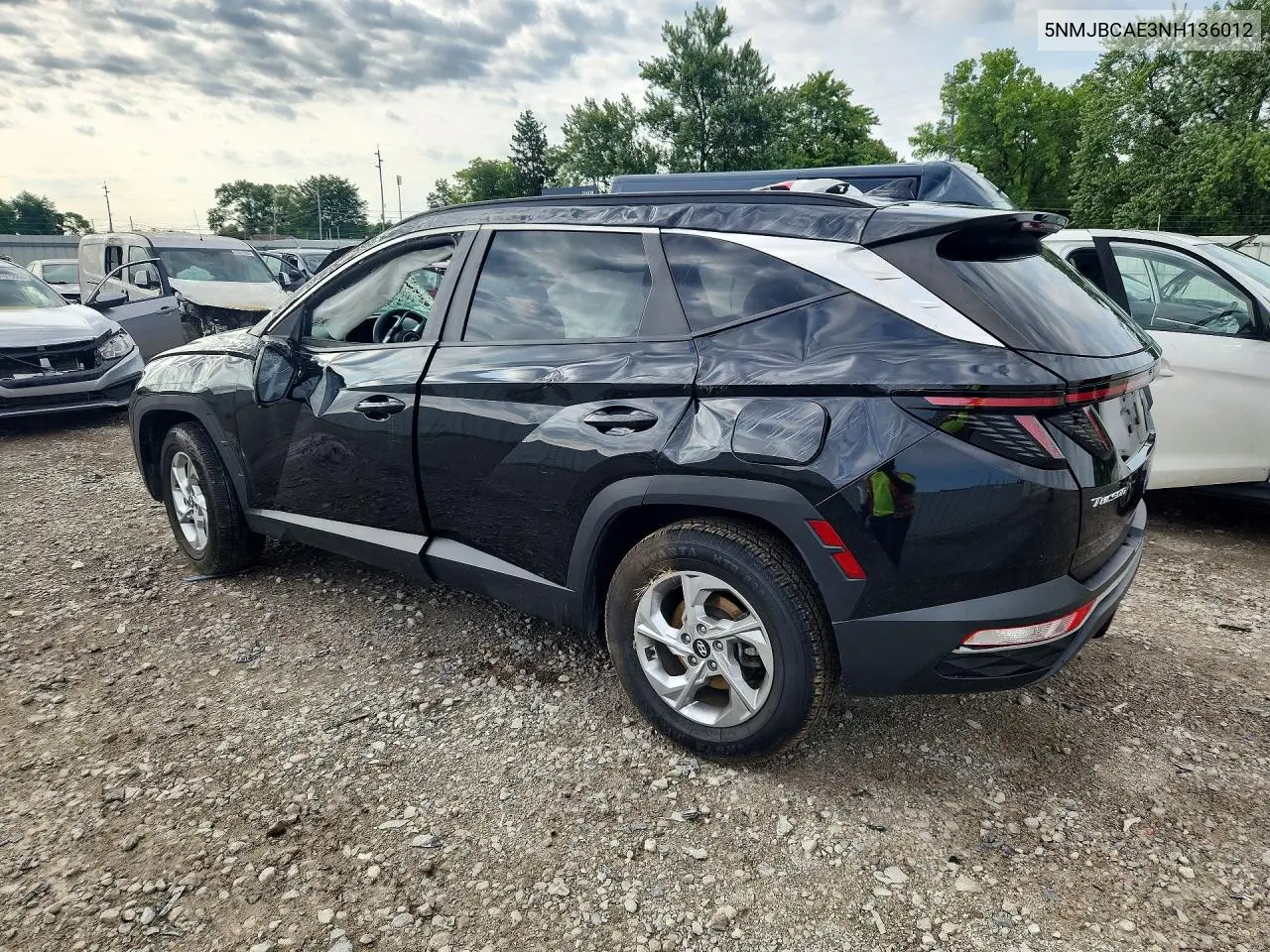 2022 Hyundai Tucson Sel VIN: 5NMJBCAE3NH136012 Lot: 61619806