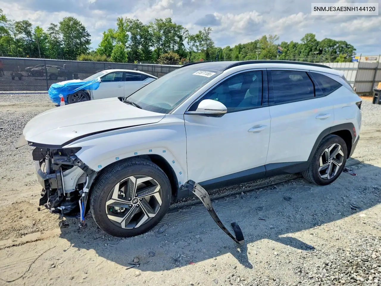 2022 Hyundai Tucson Limited VIN: 5NMJE3AE3NH144120 Lot: 61871186