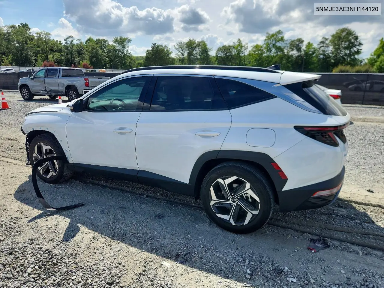 2022 Hyundai Tucson Limited VIN: 5NMJE3AE3NH144120 Lot: 61871186
