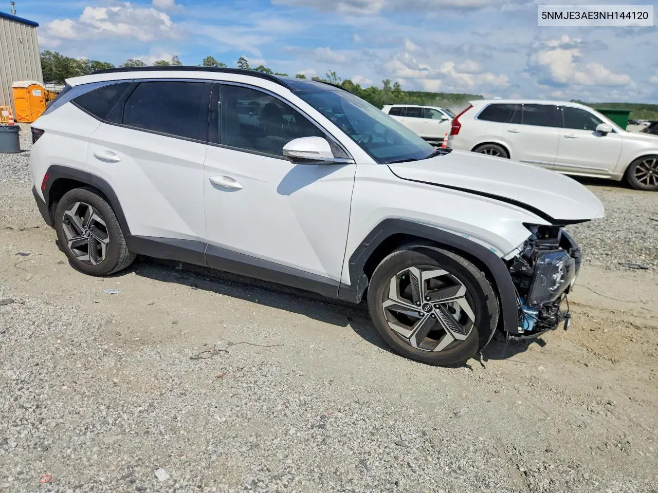 2022 Hyundai Tucson Limited VIN: 5NMJE3AE3NH144120 Lot: 61871186