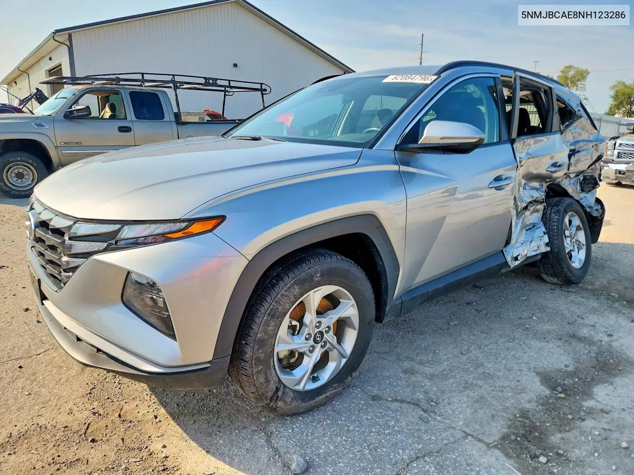2022 Hyundai Tucson Sel VIN: 5NMJBCAE8NH123286 Lot: 62084796