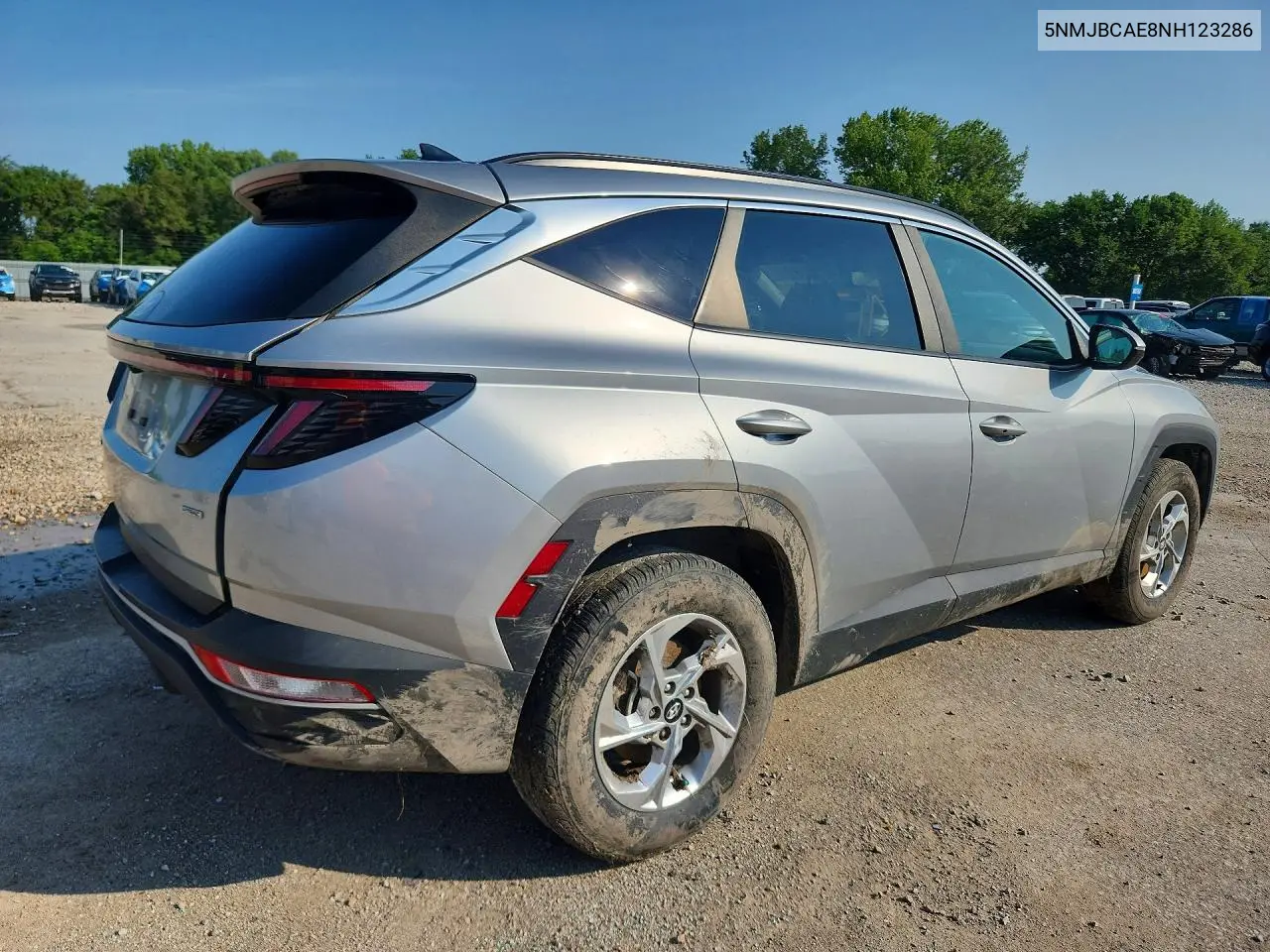 2022 Hyundai Tucson Sel VIN: 5NMJBCAE8NH123286 Lot: 62084796