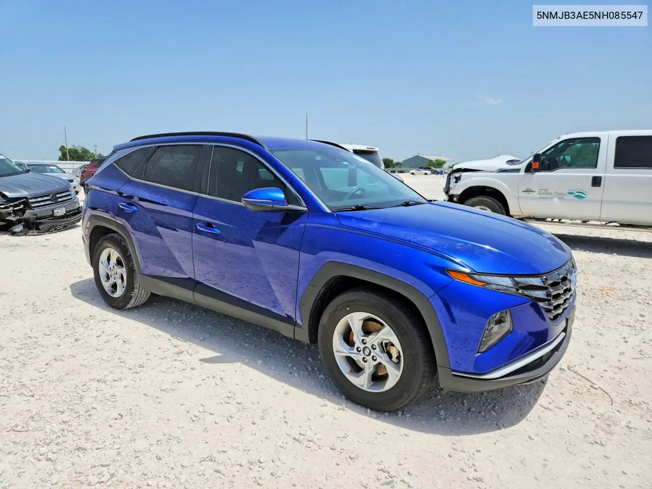 2022 Hyundai Tucson Sel VIN: 5NMJB3AE5NH085547 Lot: 85631655
