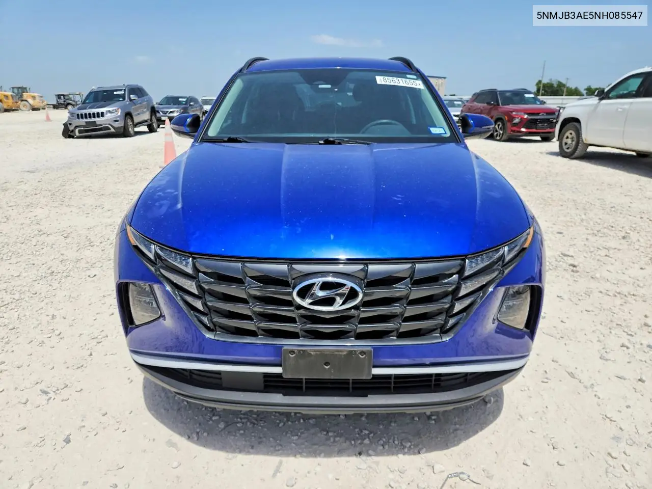 2022 Hyundai Tucson Sel VIN: 5NMJB3AE5NH085547 Lot: 85631655