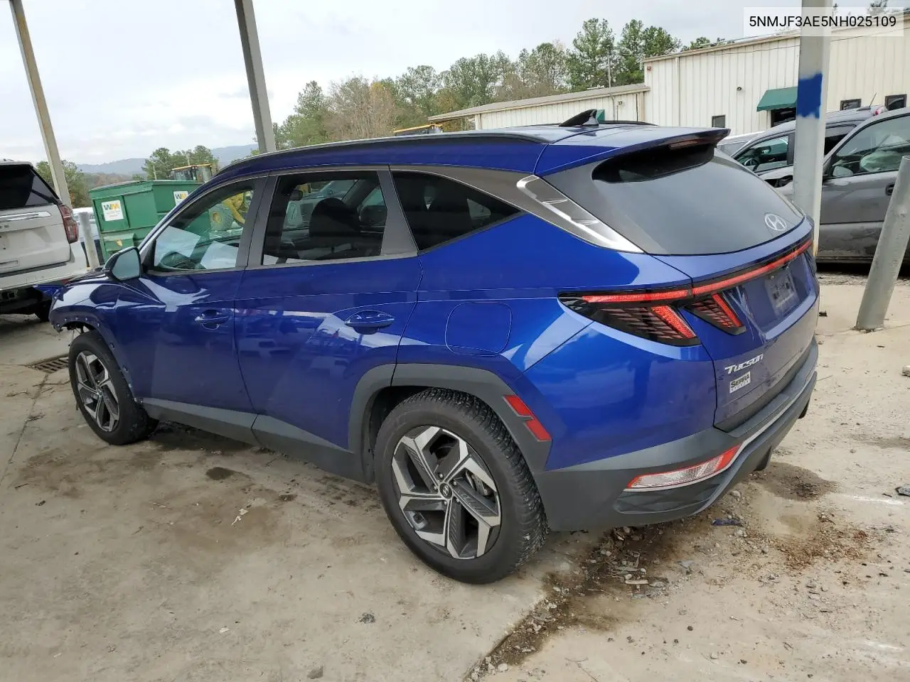 5NMJF3AE5NH025109 2022 Hyundai Tucson Sel