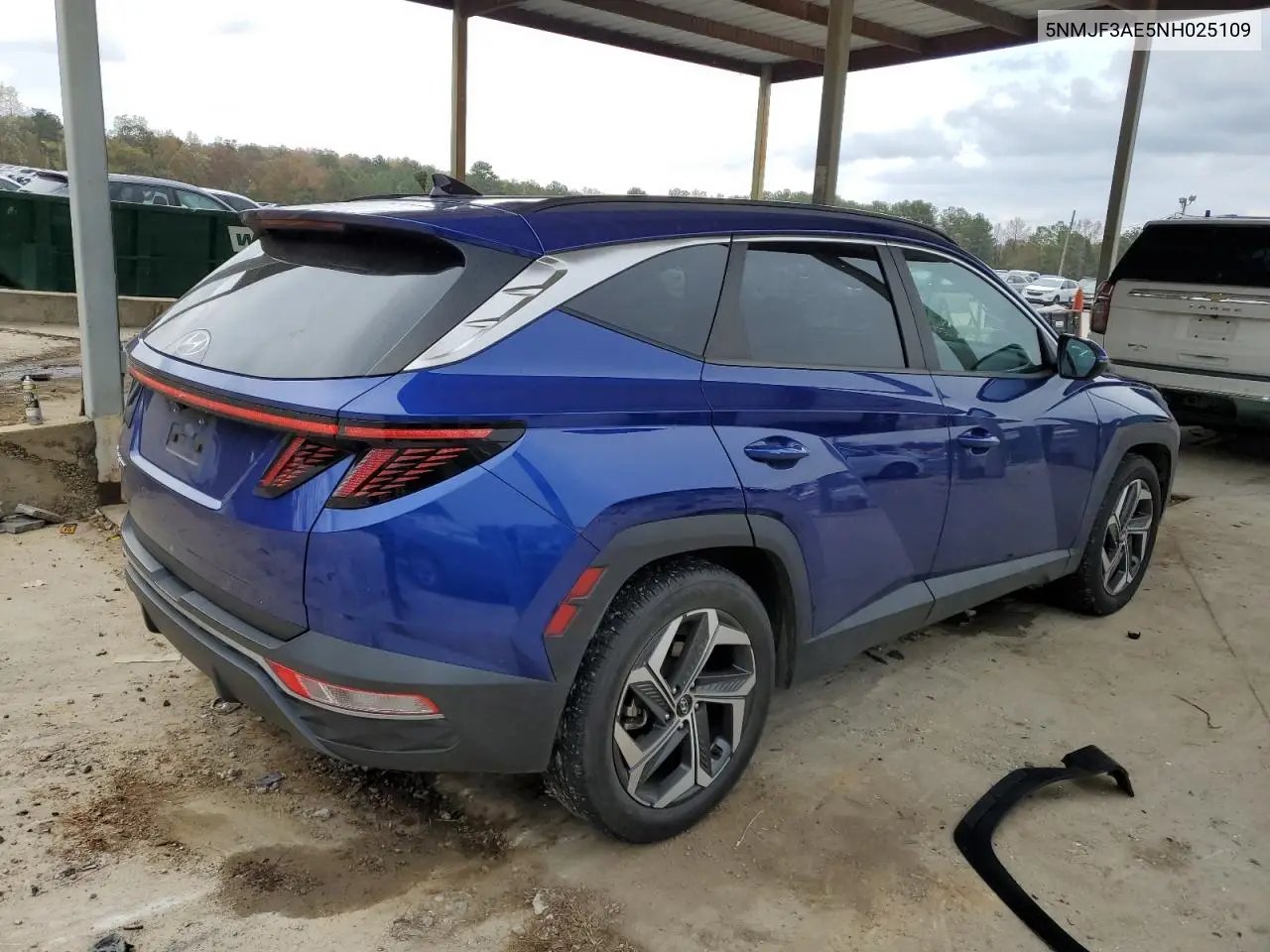 5NMJF3AE5NH025109 2022 Hyundai Tucson Sel