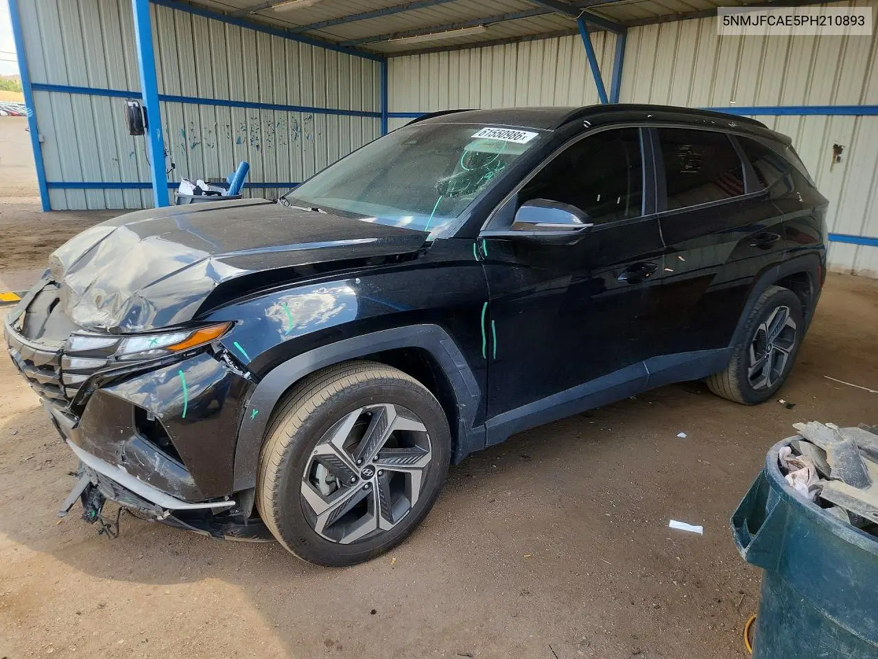 2023 Hyundai Tucson Sel VIN: 5NMJFCAE5PH210893 Lot: 61550986