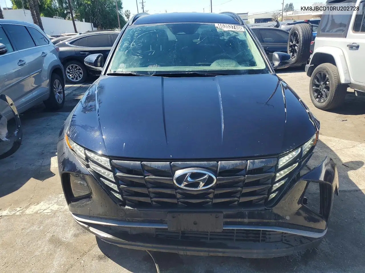 KM8JBCD10RU202728 2024 Hyundai Tucson Hybrid Blue
