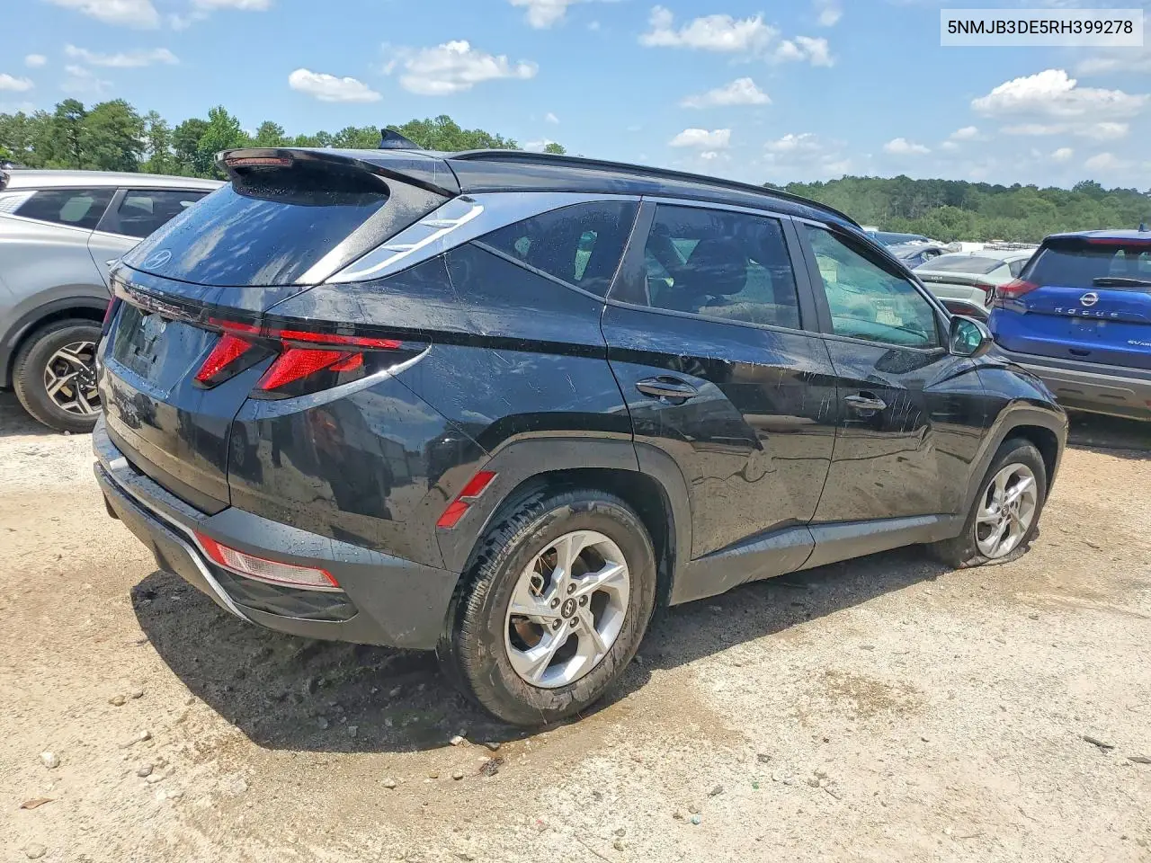 2024 Hyundai Tucson Sel VIN: 5NMJB3DE5RH399278 Lot: 58769346