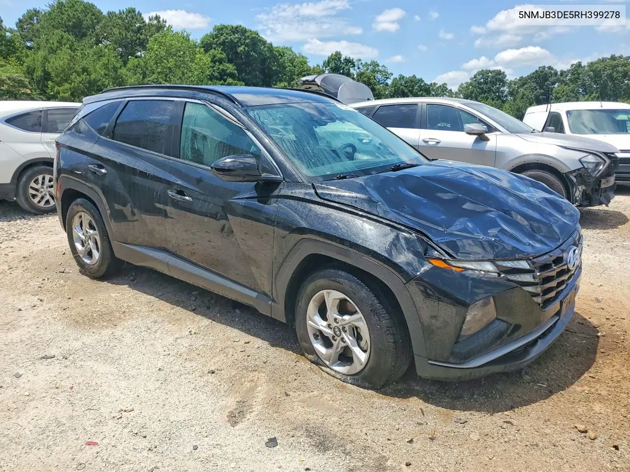 2024 Hyundai Tucson Sel VIN: 5NMJB3DE5RH399278 Lot: 58769346