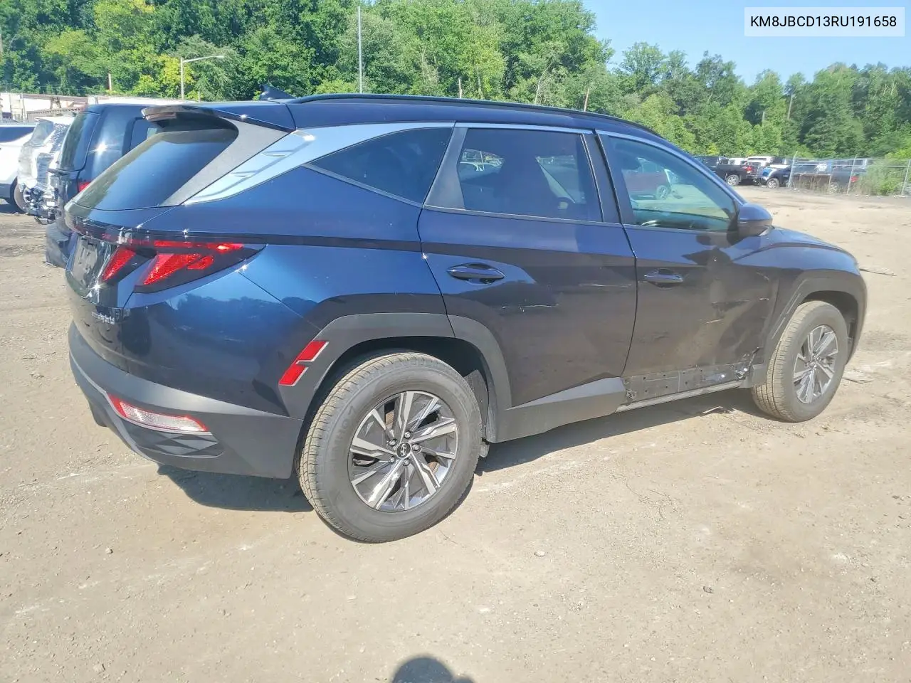 2024 Hyundai Tucson Blue VIN: KM8JBCD13RU191658 Lot: 59875676