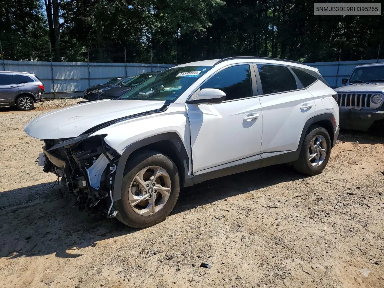 2024 Hyundai Tucson Sel VIN: 5NMJB3DE9RH395265 Lot: 61395666