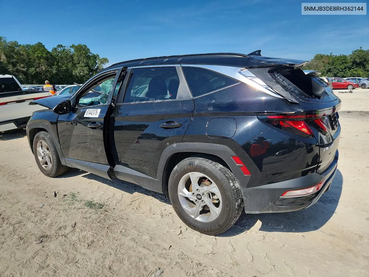 2024 Hyundai Tucson Sel VIN: 5NMJB3DE8RH362144 Lot: 61442476