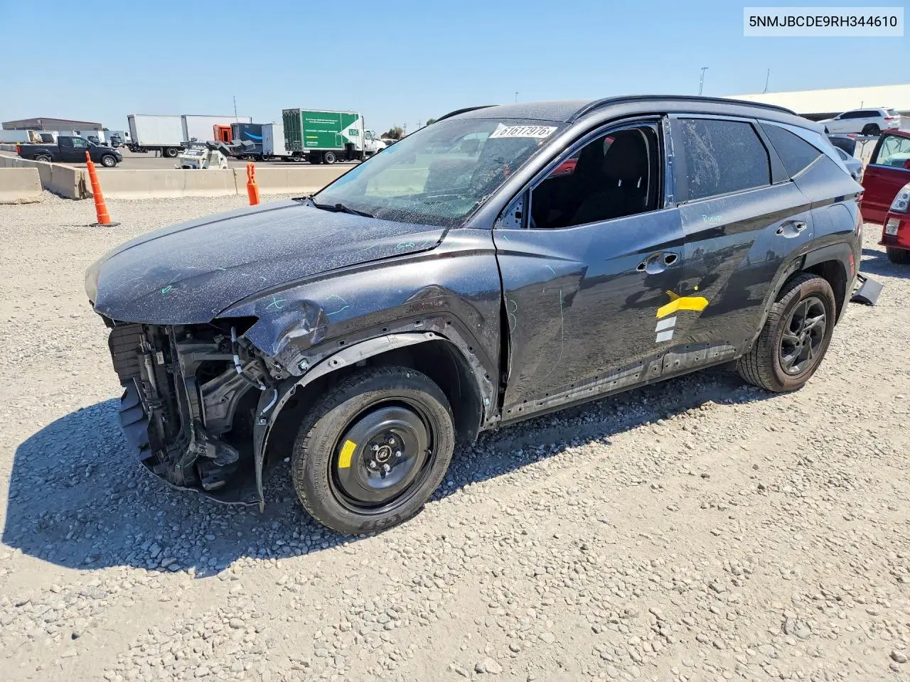 2024 Hyundai Tucson Sel VIN: 5NMJBCDE9RH344610 Lot: 61617976
