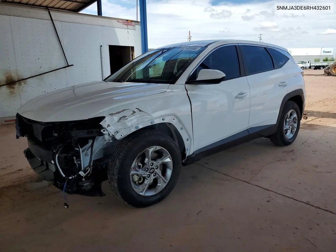 2024 Hyundai Tucson Se VIN: 5NMJA3DE6RH432601 Lot: 62146586