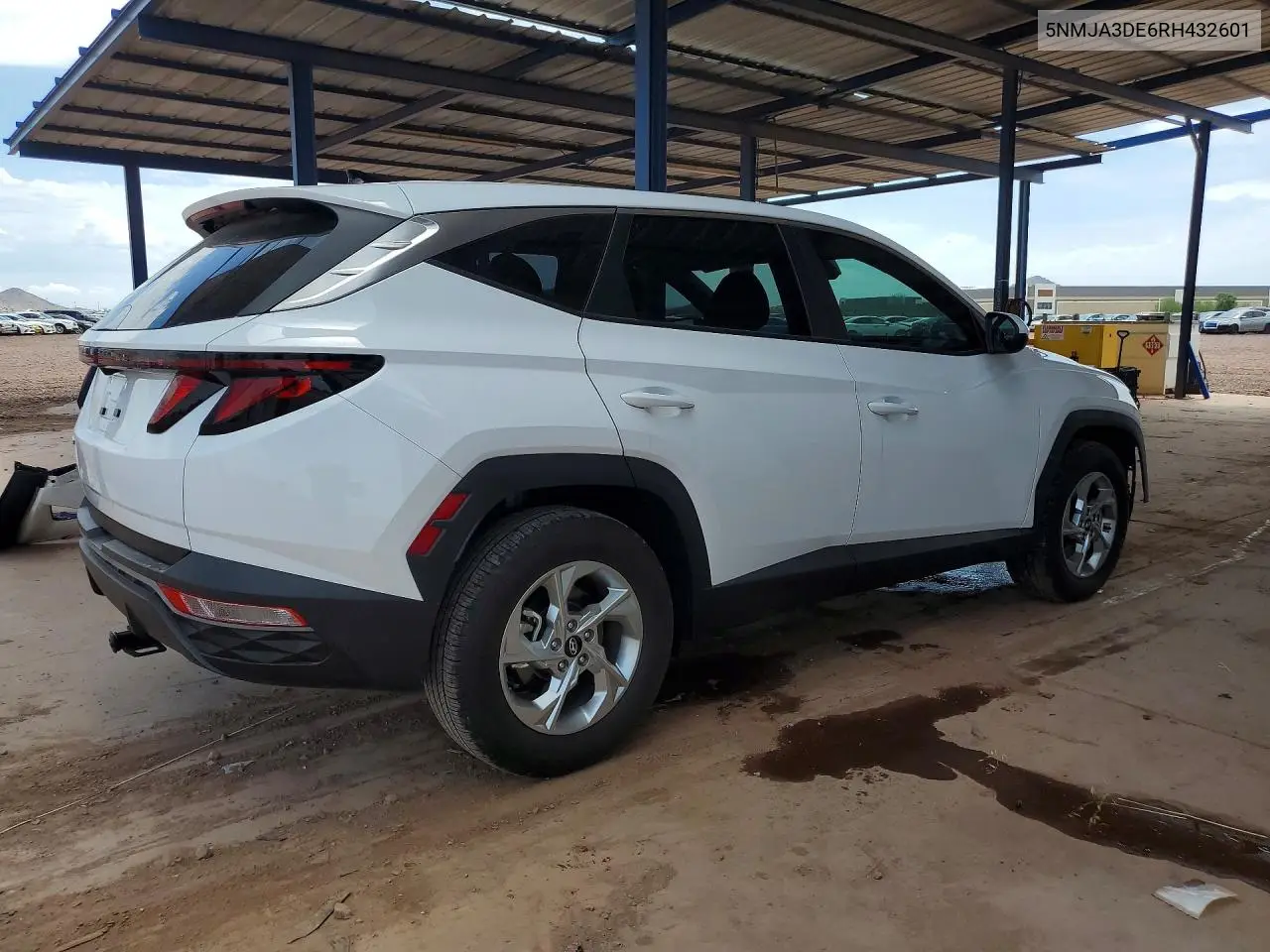 2024 Hyundai Tucson Se VIN: 5NMJA3DE6RH432601 Lot: 62146586